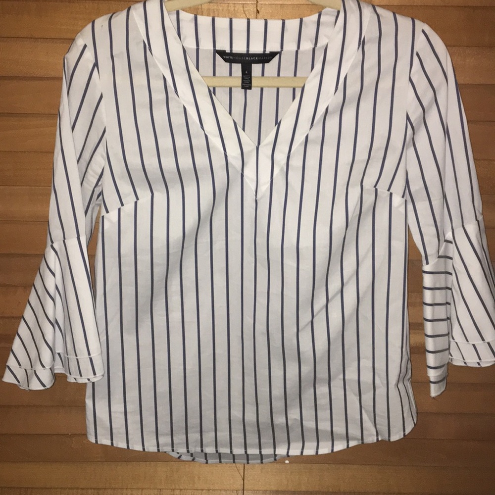 White and black dressy shirt